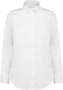 Camisa twill de manga comprida de senhora PK507