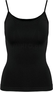 Top eco-responsável sem costuras e com alças finas de senhora K3042