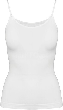 Top eco-responsável sem costuras e com alças finas de senhora K3042