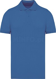K2025C Polo piqué Bio180 de homem tam: S cor: Light Royal B...