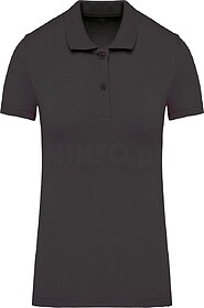 K2026C Polo piqué Bio180 de senhora tam: M cor: Dark Grey :...