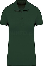 K2026C Polo piqué Bio180 de senhora tam: M cor: Forest Gree...