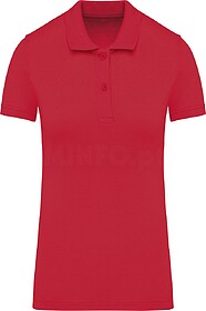 K2026C Polo piqué Bio180 de senhora tam: S cor: Red : Karib...