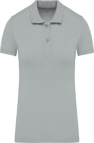 K2026C Polo piqué Bio180 de senhora tam: L cor: Snow Grey :...