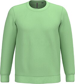 K474 Sweatshirt com decote redondo tam: L cor: Apple Green :...