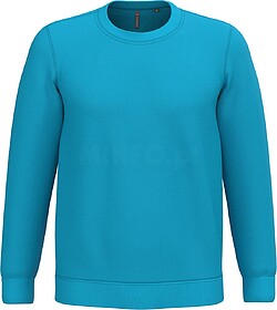 K474 Sweatshirt com decote redondo tam: M cor: Hawaii Blue :...