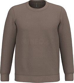 K474 Sweatshirt com decote redondo tam: XL cor: Moka Brown :...