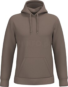 K476 Sweatshirt de homem com capuz tam: S cor: Moka Brown : ...