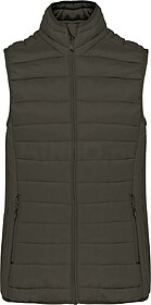 K6114 Colete de senhora acolchoado leve tam: S cor: Dark Kha...