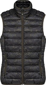 K6114 Colete de senhora acolchoado leve tam: S cor: Jungle C...