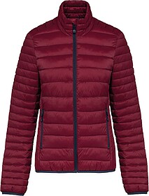 K6121 Blusão acolchoado leve de senhora tam: XS cor: Wine :...
