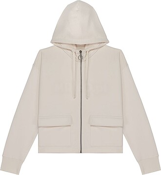 Sweatshirt eco-responsável com fecho e capuz French Terry de senhora NS409