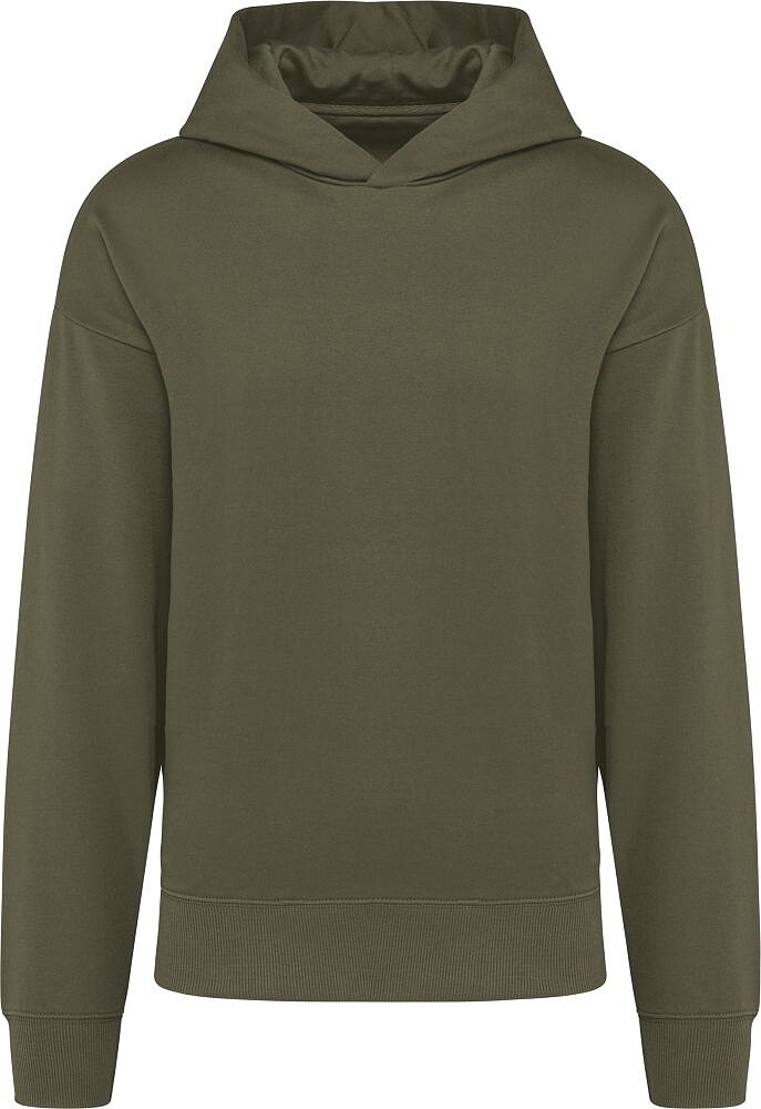 Sweatshirt oversize cardada com capuz unissexo K4018