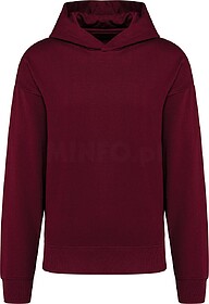 K4018 Sweatshirt oversize cardada com capuz unissexo tam: XX...