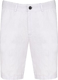 SP711 Bermuda em linho de homem tam: 46 PT (46 FR) cor: Whit...