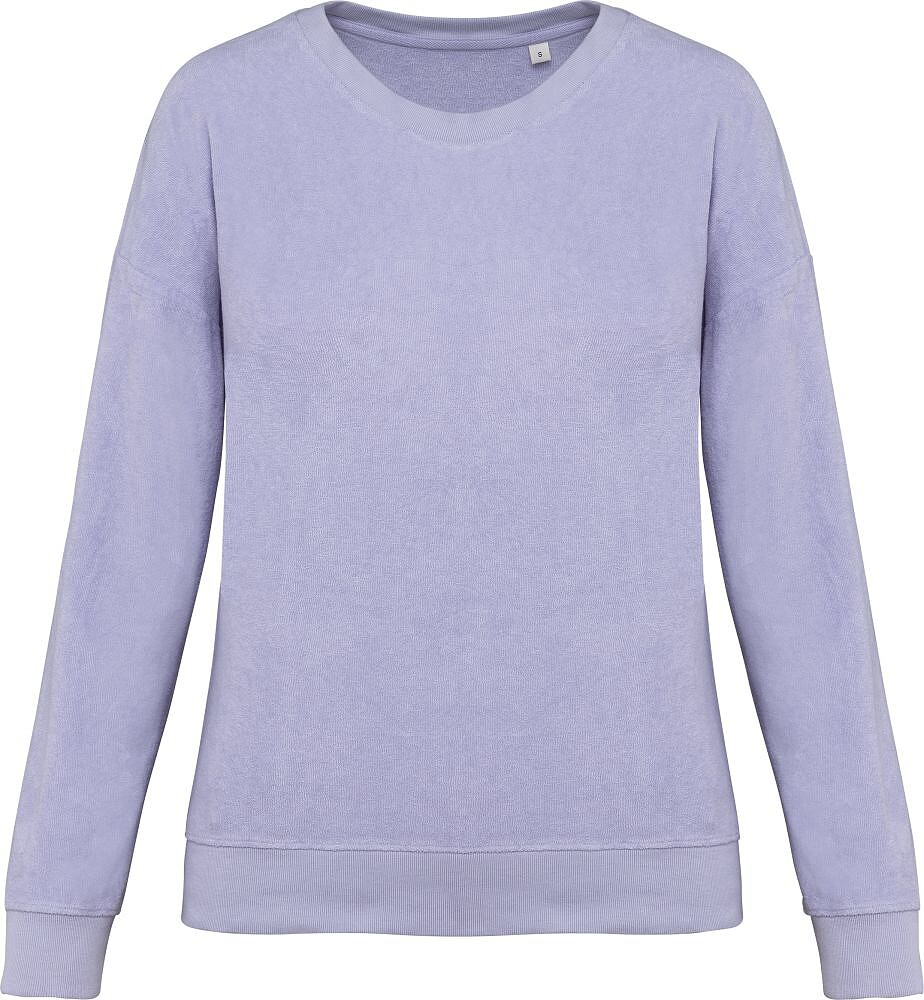 Sweatshirt eco-responsável em malha turca de senhora NS413