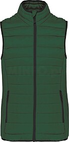 K6114 Colete de senhora acolchoado leve tam: XS cor: Forest ...