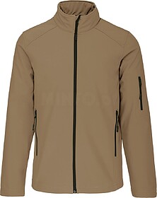 K401 Casaco softshell de homem tam: S cor: Camel : Kariban S...