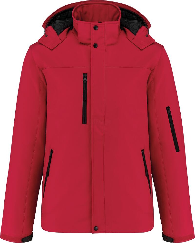 Parka softshell acolchoada com capuz K650
