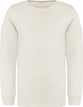 Sweatshirt eco-responsável decote redondo de criança NS403