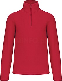 K912X Enzo - camisola micropolar 1/2 fecho tam: 5XL cor: Red...