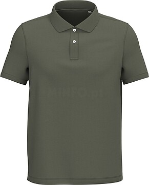 Polo eco-responsável em malha piqué de homem NS207