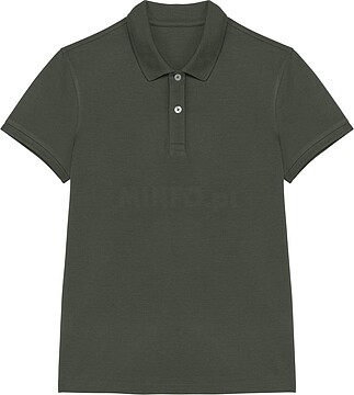 Polo eco-responsável em malha piqué de senhora NS208