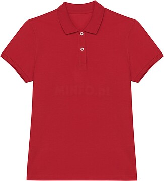 Polo eco-responsável em malha piqué de senhora NS208