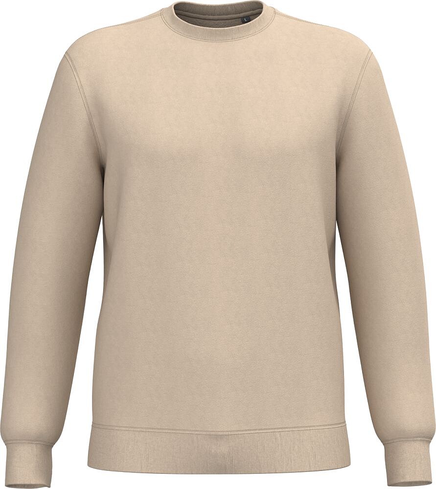 Sweatshirt decote redondo reciclada unissexo K4040