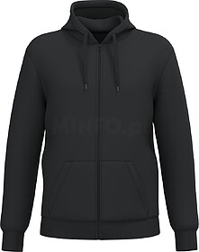 K4042 Sweatshirt reciclada com fecho e capuz unissexo tam: 3...