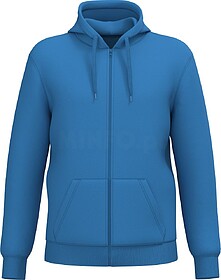 K4042 Sweatshirt reciclada com fecho e capuz unissexo tam: 4...