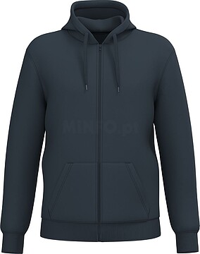 Sweatshirt reciclada com fecho e capuz unissexo K4042