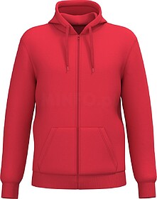 K4042 Sweatshirt reciclada com fecho e capuz unissexo tam: L...