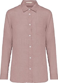 SP505 Camisa em linho de senhora tam: XL cor: Petal Rose : S...