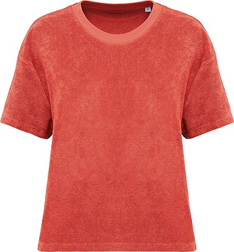 T-shirt eco-responsável em malha turca de senhora NS328