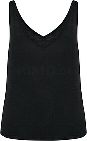 SP343 Top em linho de senhora tam: M cor: Black : Spasso