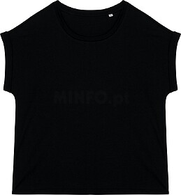 NS309 T-shirt eco-responsável com mangas com dobra de senho...