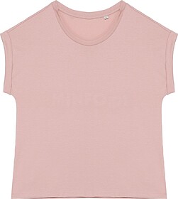 NS309 T-shirt eco-responsável com mangas com dobra de senho...