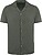 Camisa eco-responsável com aspecto lavado em jersey de manga curta com colarinho à bowling de homem SP522 - imagem 1