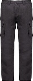K744 Calças multibolsos de homem tam: 36 cor: Dark Grey : K...