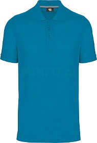 WK274C Polo de manga curta tam: M cor: Tropical Blue : WK. D...