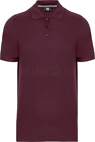 WK274CX Polo de manga curta tam: 4XL cor: Wine : WK. Designe...
