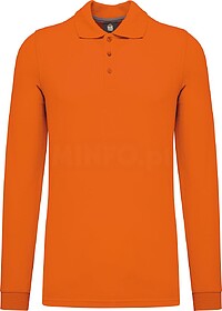 WK276C Polo de manga comprida tam: XXL cor: Orange : WK. Des...