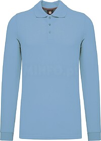WK276C Polo de manga comprida tam: XL cor: Sky Blue : WK. De...