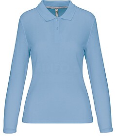 WK277C Polo de senhora manga comprida tam: S cor: Sky Blue :...