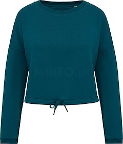 NS429 Sweatshirt eco-respons&rsquo;ável decote redondo over...