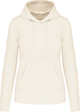 Sweatshirt eco-responsável com capuz de senhora K4028