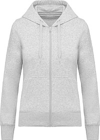 K4031C Sweatshirt eco-responsável com capuz e fecho de senh...