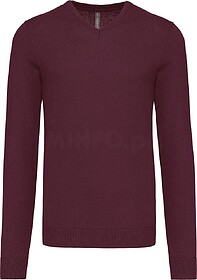 K965 Pullover decote V tam: XL cor: Wine : Kariban