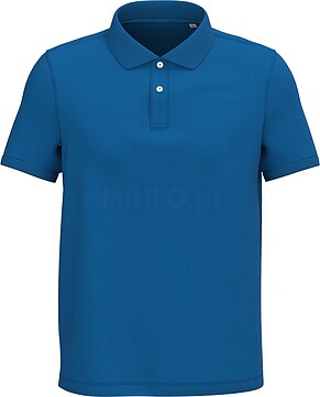 Polo eco-responsável em malha piqué de homem NS207